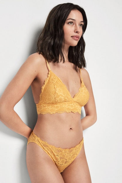 Bralette pesukomplekt Yellow M suurus