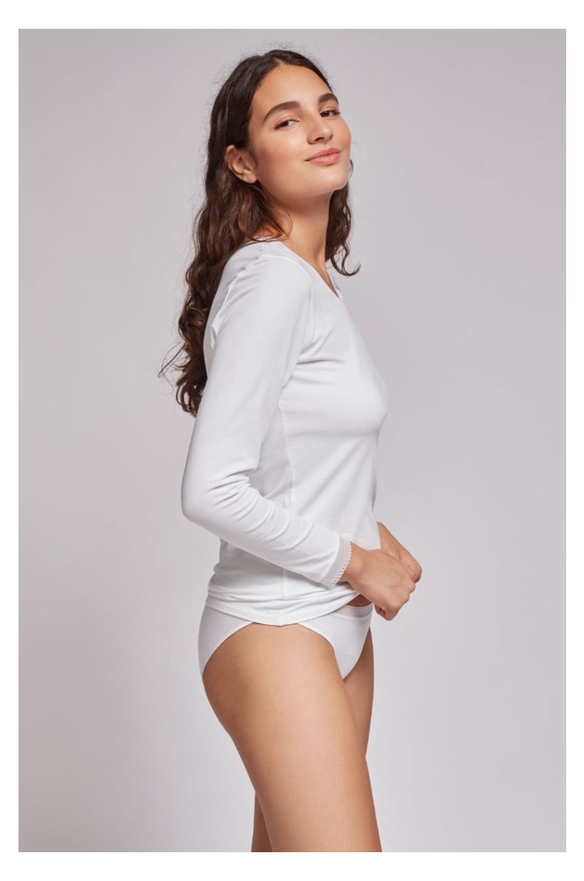 Organic Modal Long Sleeved Top Undies