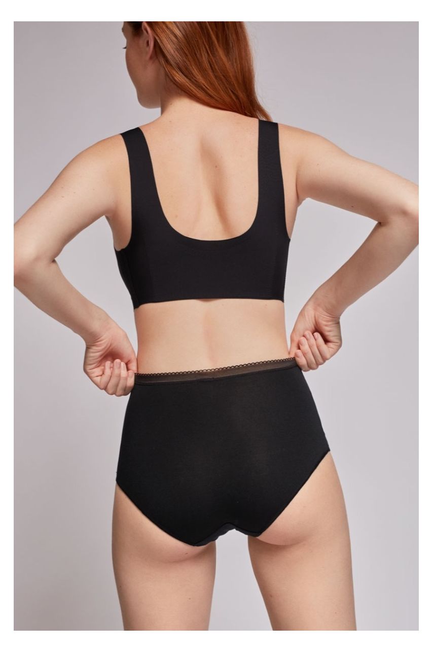 Organic Modal High Waisted Briefs Undies