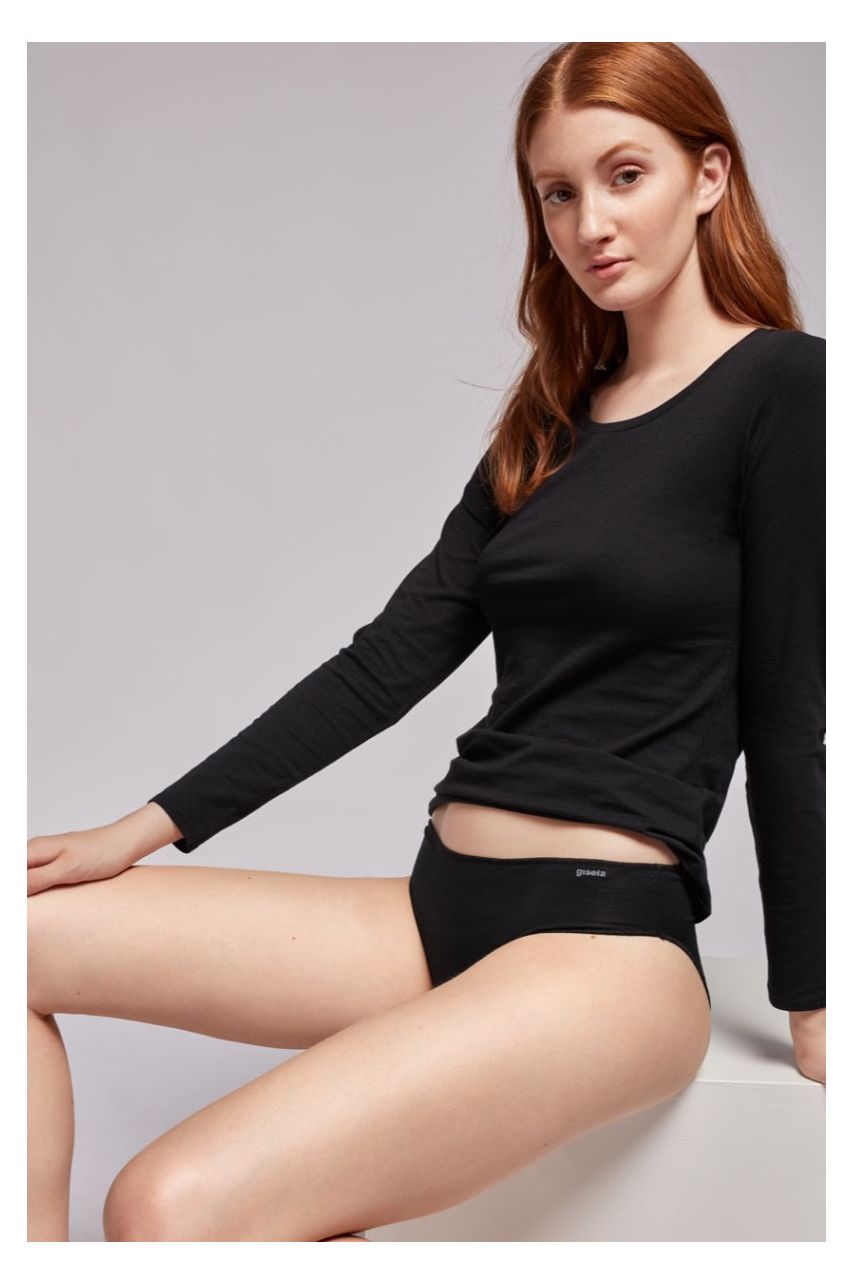 Organic Cotton Long Sleeved Top Undies