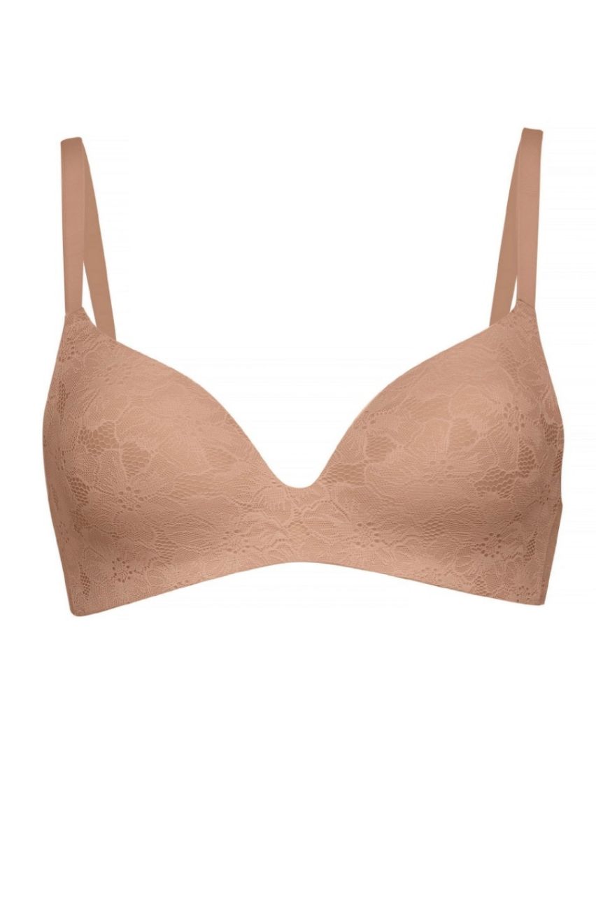 Moulded Push Up Bra Floral Comfort