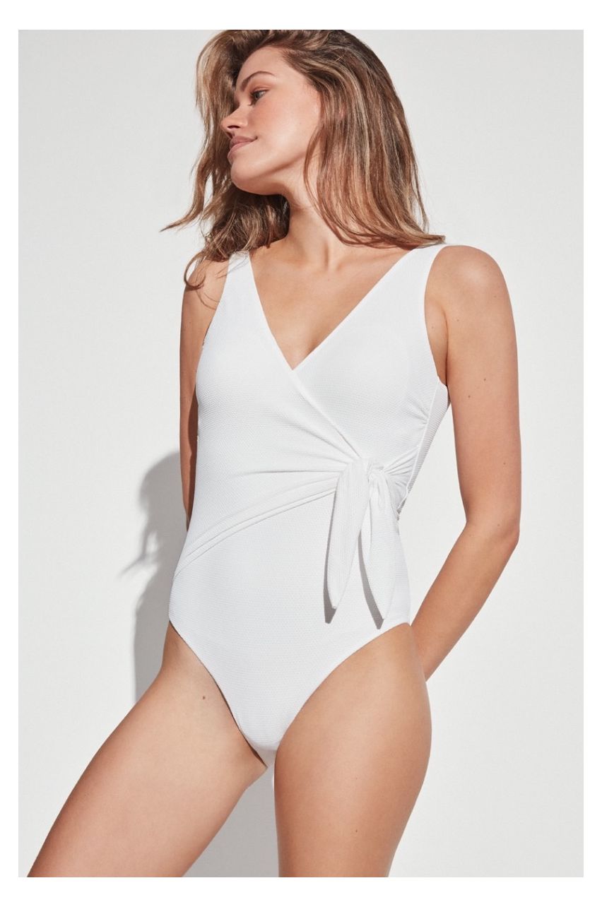 Stylish White Swimsuit Magnolio 