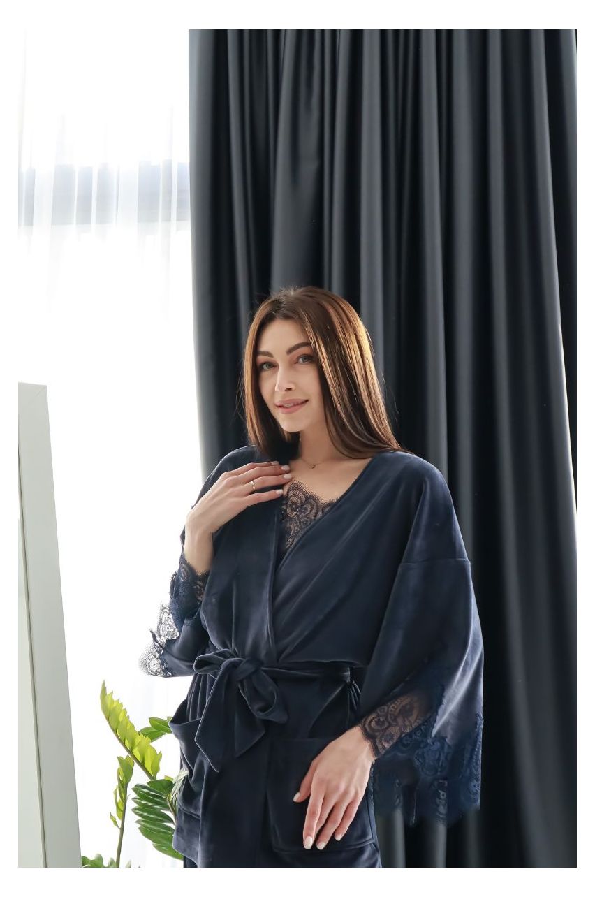 Luxurious Dressing Gown Dubai Navy