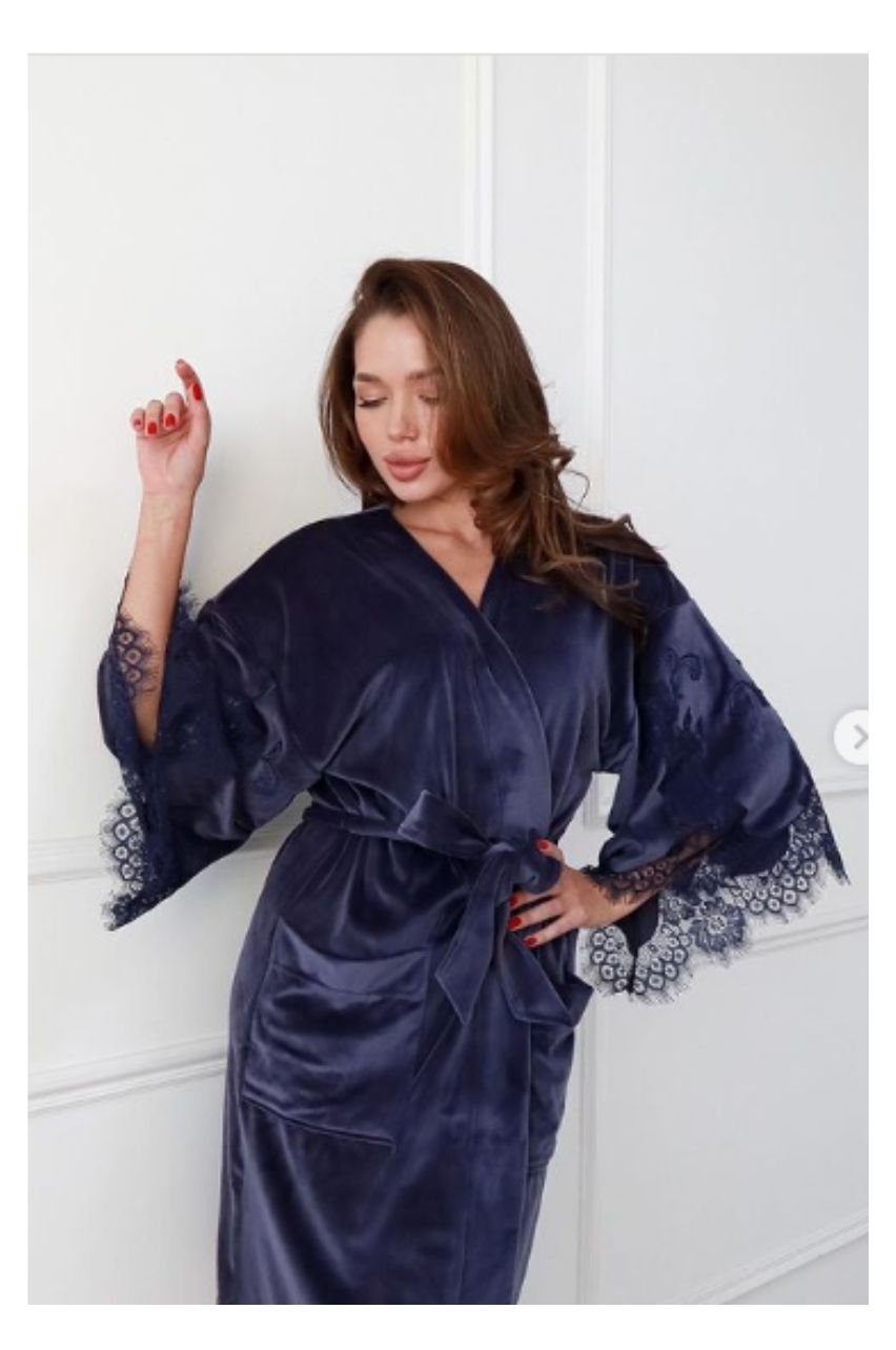 Luxurious Dressing Gown Dubai Navy