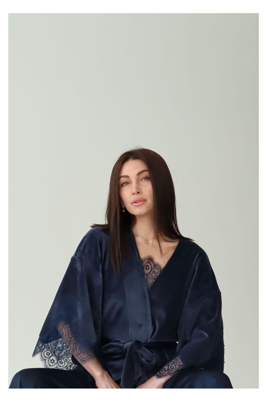 Luxurious Dressing Gown Dubai Navy