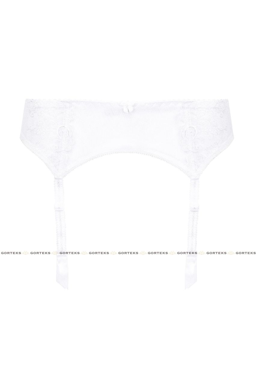 Garter Belt Yvette White