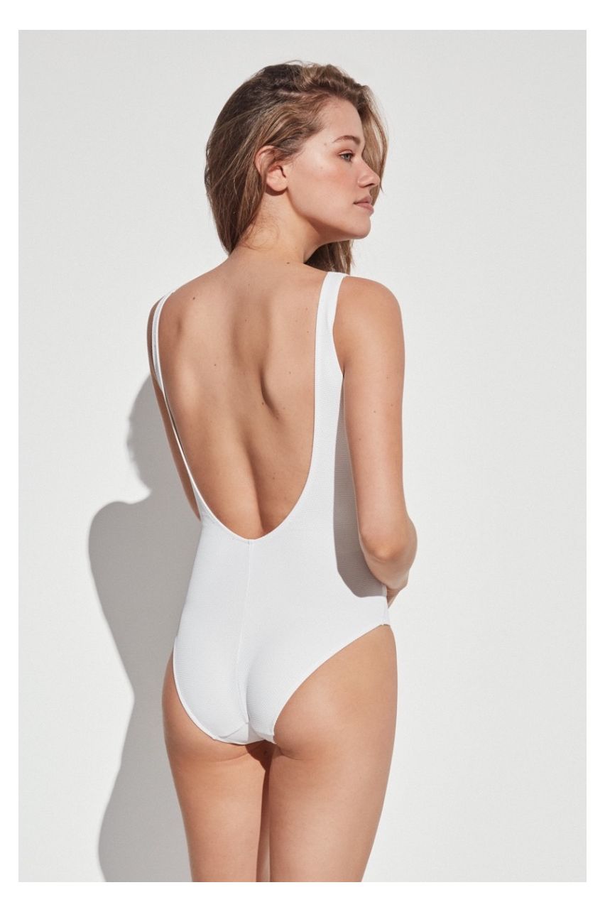 Stylish White Swimsuit Magnolio 