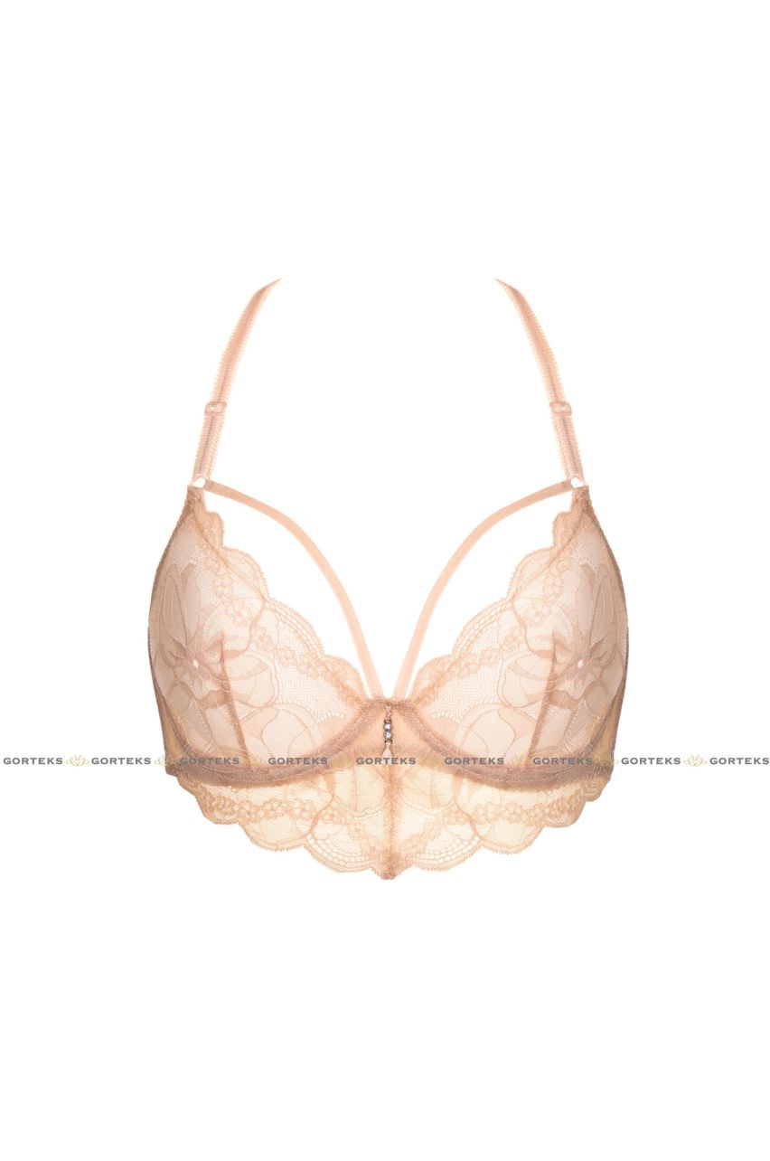 Gorteks Charlize lace padded bra beige beige Classic collection