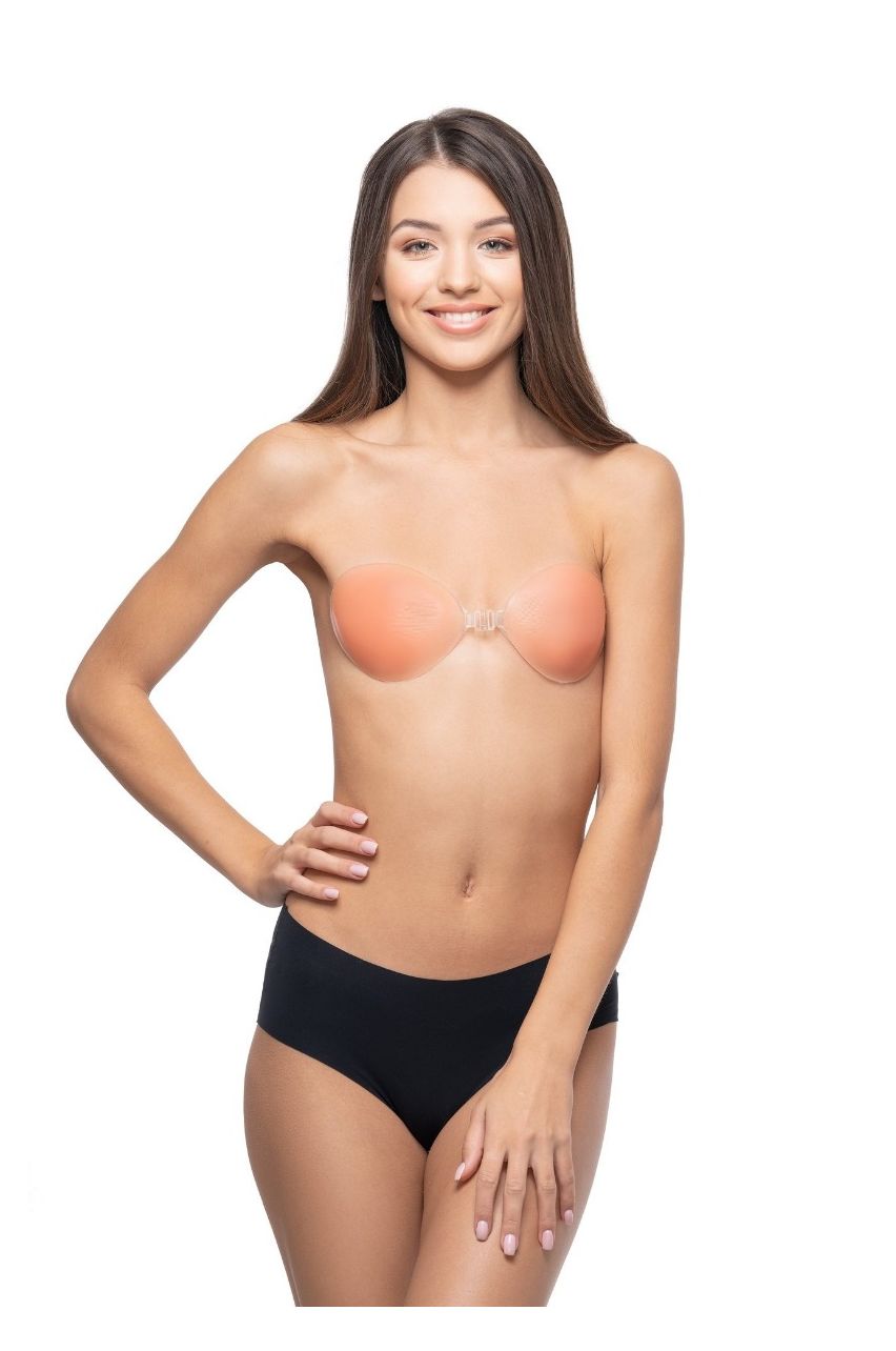 Silicone self adhesive bra  