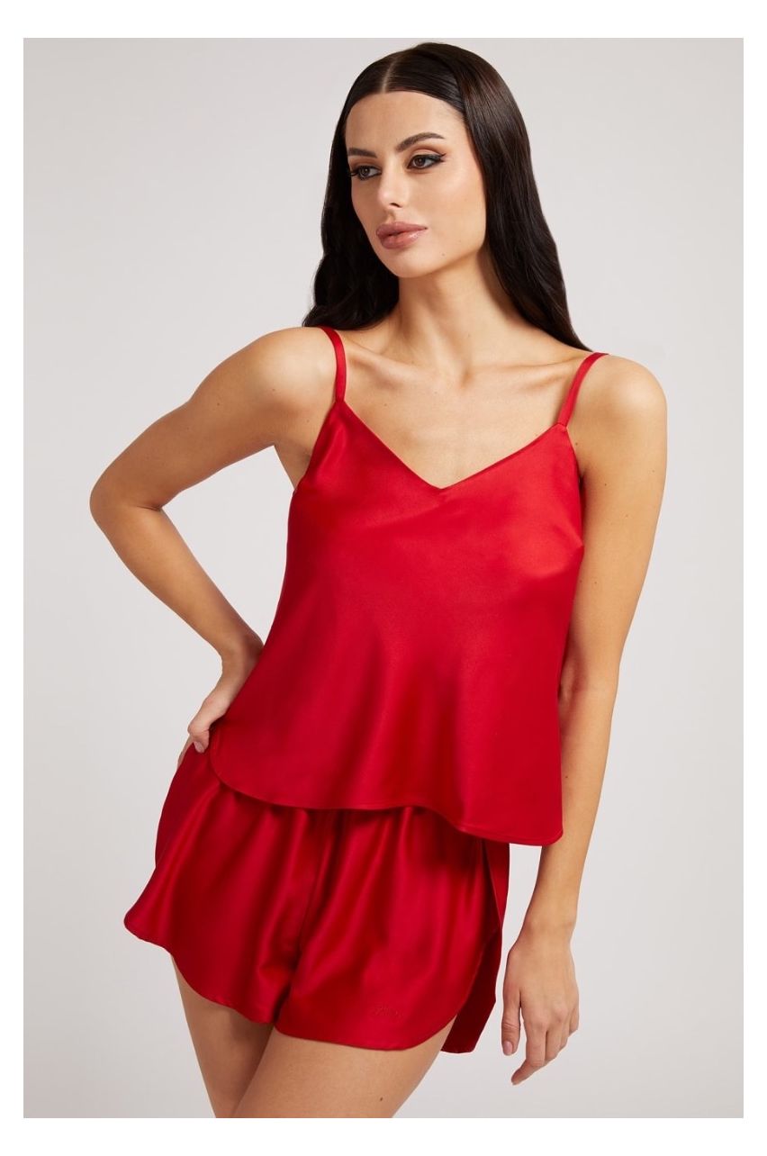 Satin Pyjamas Estelle Red 